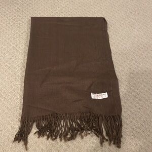 26 by 70 pashmina womens  brown scarf/ wrap